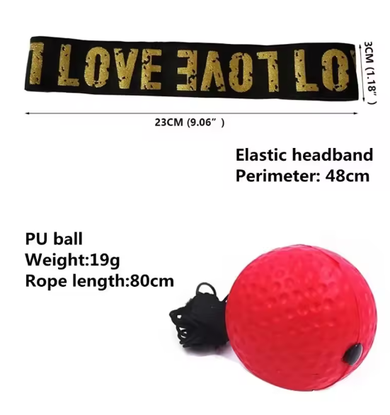 Head-Mounted Boxing Reflex Ball – Speed Punching Ball for Fighting, Sanda Training, and Home Fitness