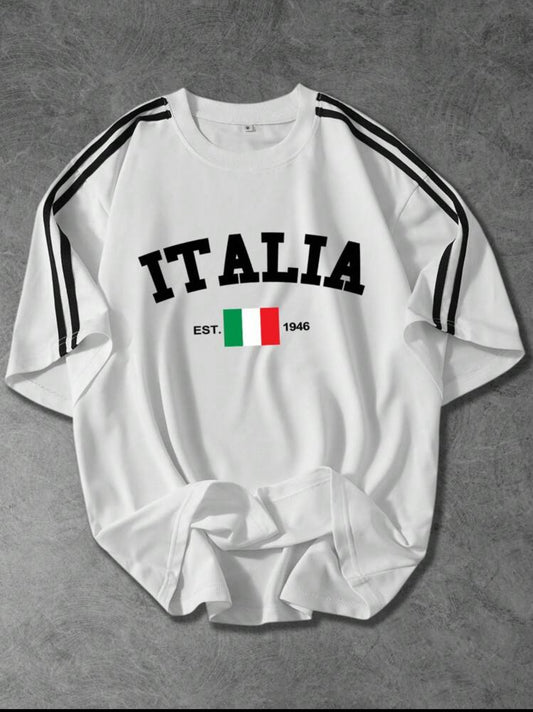 Men’s casual italy t-shirt old money style