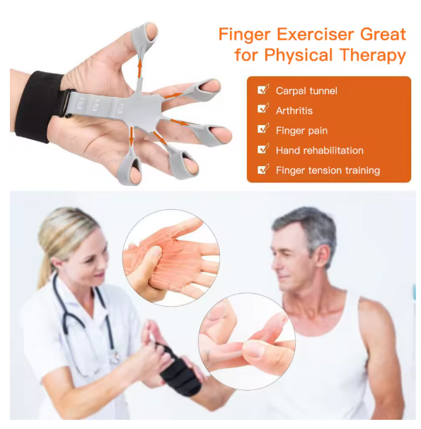 Adjustable Hand Grip Strengthener – Forearm & Wrist Trainer for Muscle Recovery, Fitness, and Rehabilitation