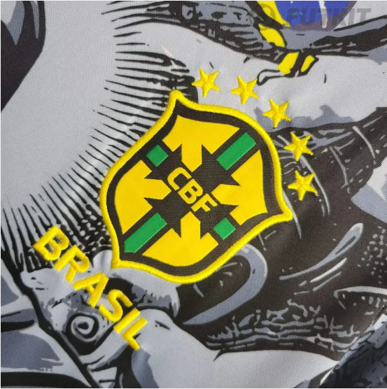 Brazil Football Jersey – Limited Edition All Black, Bold & Unique Style