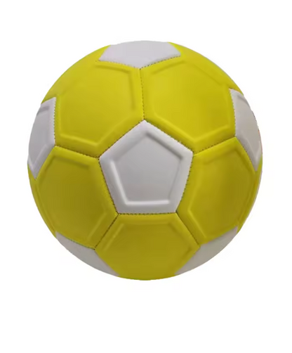 Size 5 Curve Football – Youth Recreational Training & Match Ball, Orange Outdoor Backyard Soccer