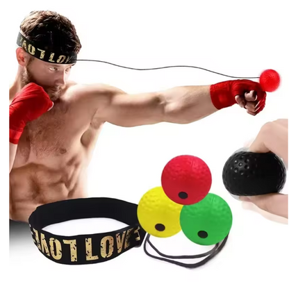 Head-Mounted Boxing Reflex Ball – Speed Punching Ball for Fighting, Sanda Training, and Home Fitness
